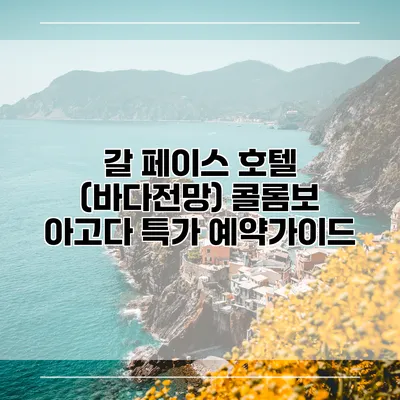 갈 페이스 호텔 (바다전망) 콜롬보 아고다 특가 예약가이드
