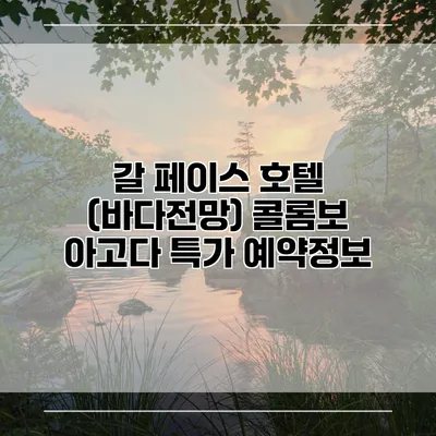 갈 페이스 호텔 (바다전망) 콜롬보 아고다 특가 예약정보