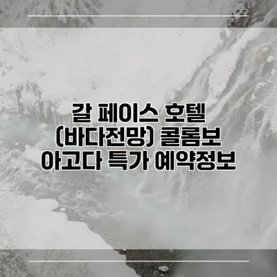 갈 페이스 호텔 (바다전망) 콜롬보 아고다 특가 예약정보
