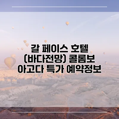 갈 페이스 호텔 (바다전망) 콜롬보 아고다 특가 예약정보