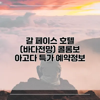 갈 페이스 호텔 (바다전망) 콜롬보 아고다 특가 예약정보