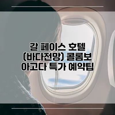 갈 페이스 호텔 (바다전망) 콜롬보 아고다 특가 예약팁