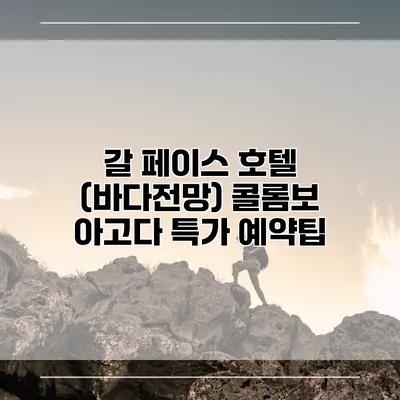 갈 페이스 호텔 (바다전망) 콜롬보 아고다 특가 예약팁