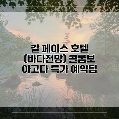 갈 페이스 호텔 (바다전망) 콜롬보 아고다 특가 예약팁