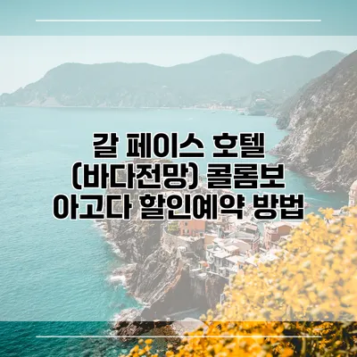 갈 페이스 호텔 (바다전망) 콜롬보 아고다 할인예약 방법