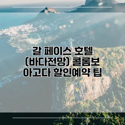 갈 페이스 호텔 (바다전망) 콜롬보 아고다 할인예약 팁