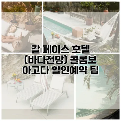 갈 페이스 호텔 (바다전망) 콜롬보 아고다 할인예약 팁