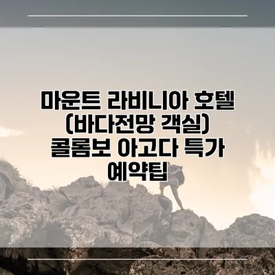 마운트 라비니아 호텔 (바다전망 객실) 콜롬보 아고다 특가 예약팁