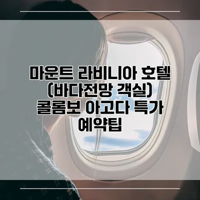 마운트 라비니아 호텔 (바다전망 객실) 콜롬보 아고다 특가 예약팁
