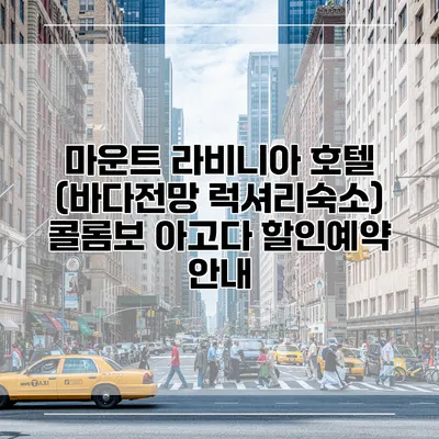 마운트 라비니아 호텔 (바다전망 럭셔리숙소) 콜롬보 아고다 할인예약 안내