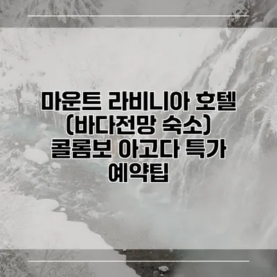 마운트 라비니아 호텔 (바다전망 숙소) 콜롬보 아고다 특가 예약팁