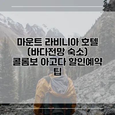 마운트 라비니아 호텔 (바다전망 숙소) 콜롬보 아고다 할인예약 팁