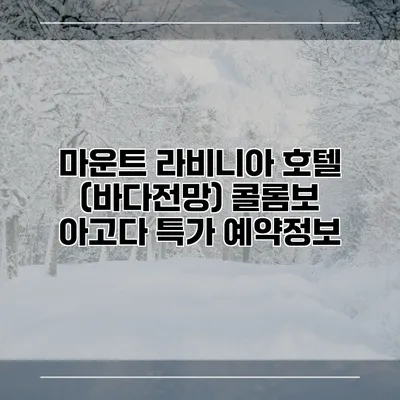 마운트 라비니아 호텔 (바다전망) 콜롬보 아고다 특가 예약정보