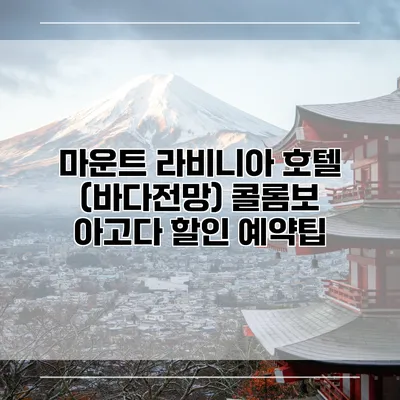 마운트 라비니아 호텔 (바다전망) 콜롬보 아고다 할인 예약팁