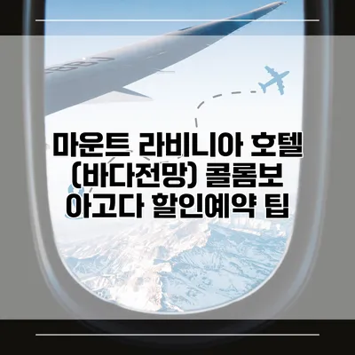 마운트 라비니아 호텔 (바다전망) 콜롬보 아고다 할인예약 팁