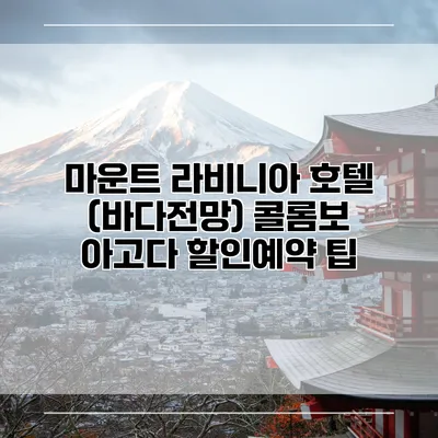 마운트 라비니아 호텔 (바다전망) 콜롬보 아고다 할인예약 팁