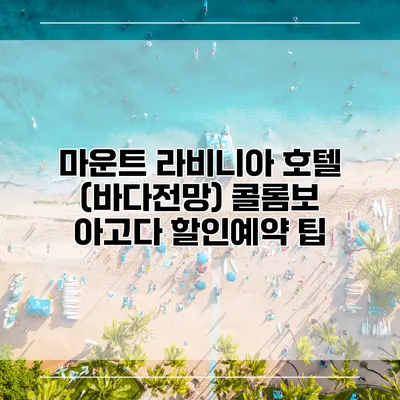 마운트 라비니아 호텔 (바다전망) 콜롬보 아고다 할인예약 팁