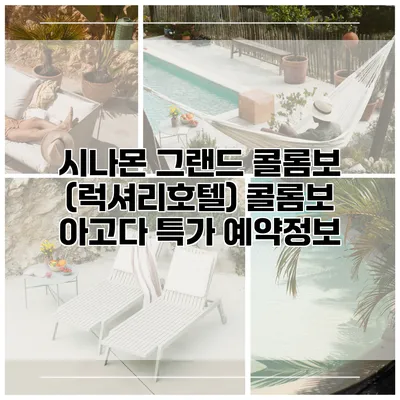 시나몬 그랜드 콜롬보 (럭셔리호텔) 콜롬보 아고다 특가 예약정보